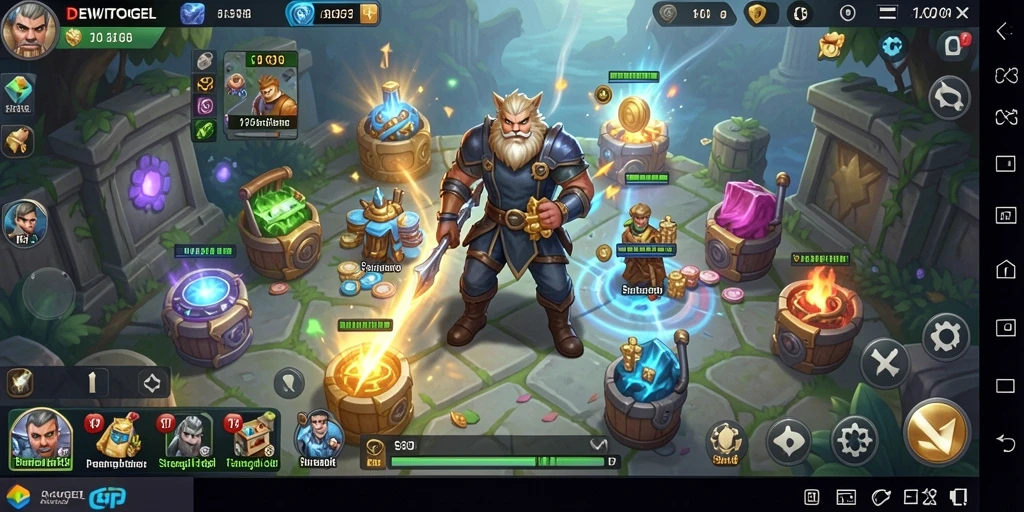 Tampilan gameplay DEWITOGEL yang menarik dan strategis.