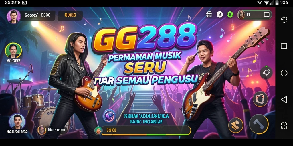 Screenshot gameplay GG288 yang menampilkan keseruan permainan musik.