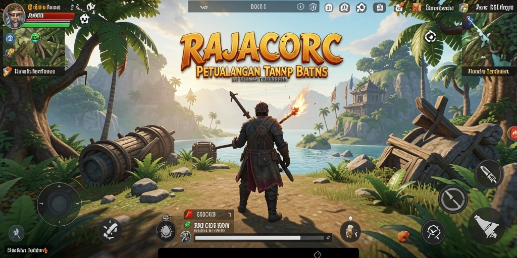Tampilan gameplay RAJACORC yang menarik dan dinamis.