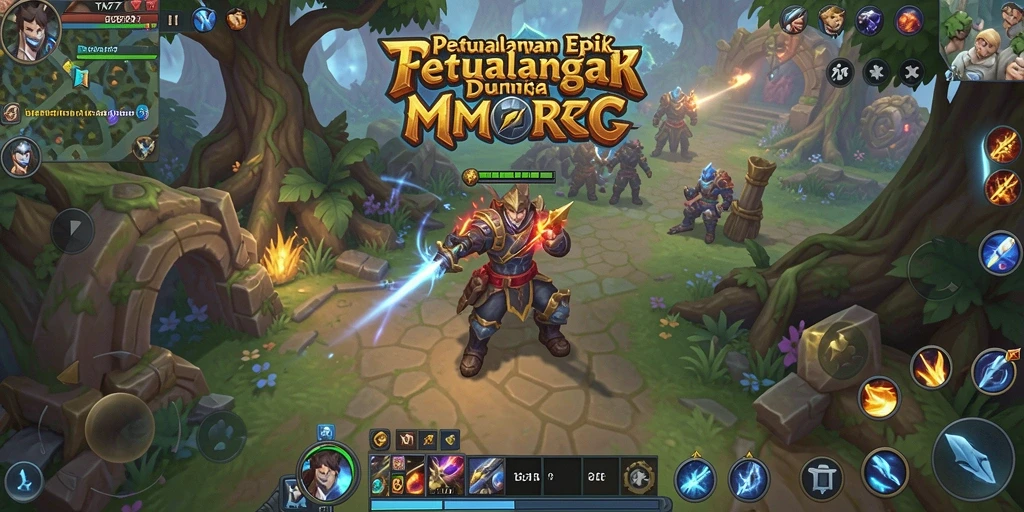 Tampilan gameplay seru dalam dunia MMORPG TYA777.