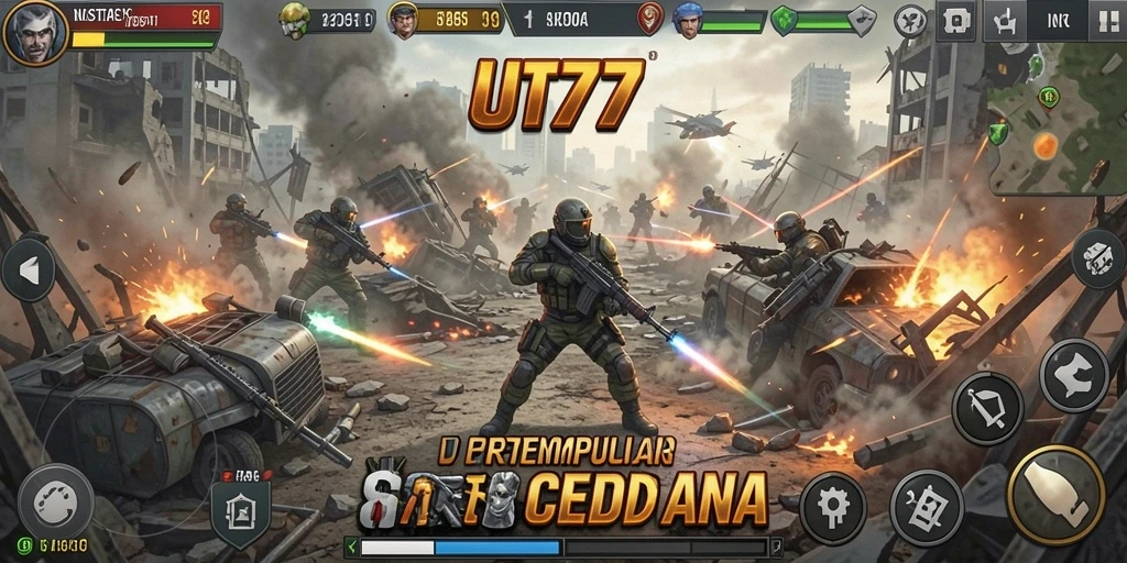 Tampilan gameplay UT77 yang menakjubkan dan menegangkan.